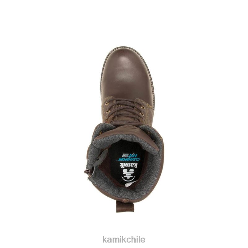 marron oscuro botas casuales RJT4Z67 Kamik mujer isabella m