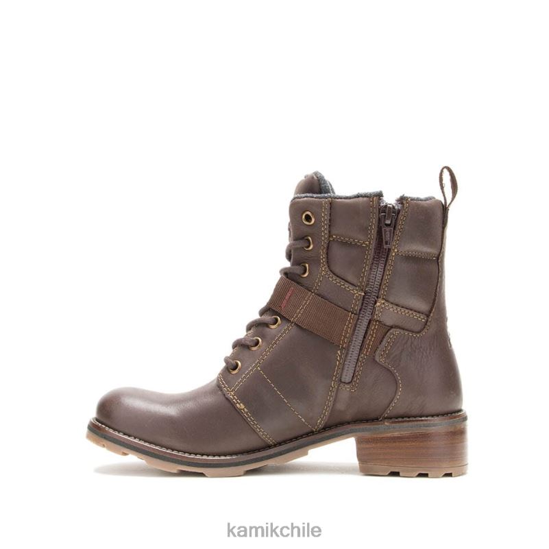marron oscuro botas casuales RJT4Z67 Kamik mujer isabella m