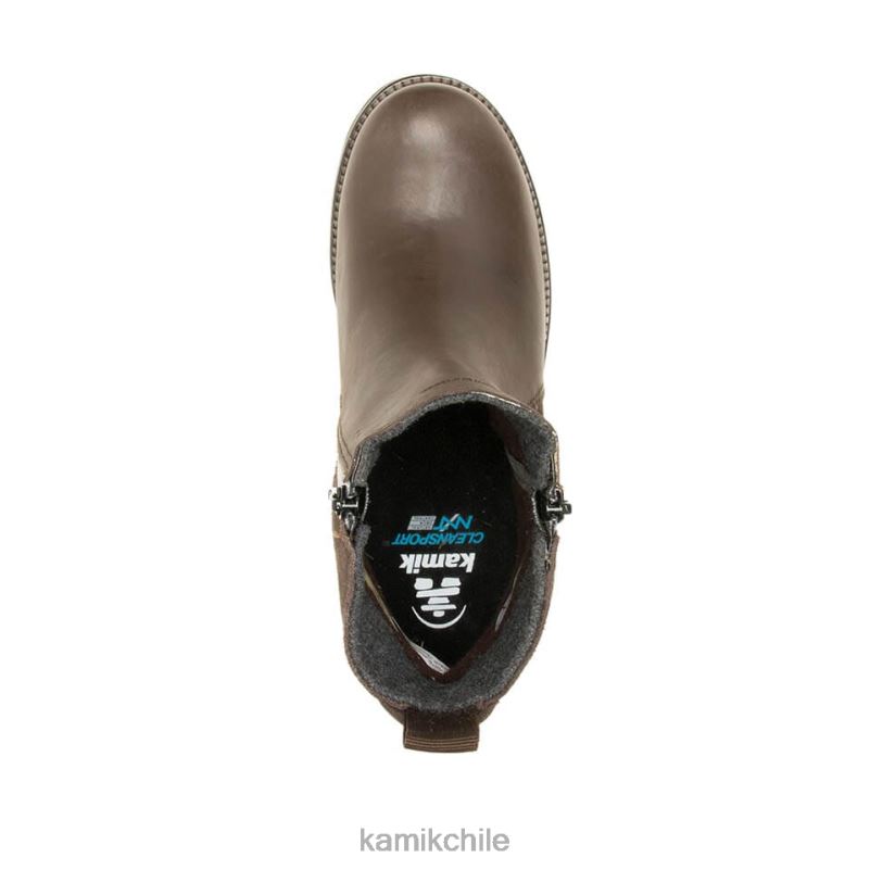 marron oscuro botas casuales RJT4Z69 Kamik mujer isabella lo