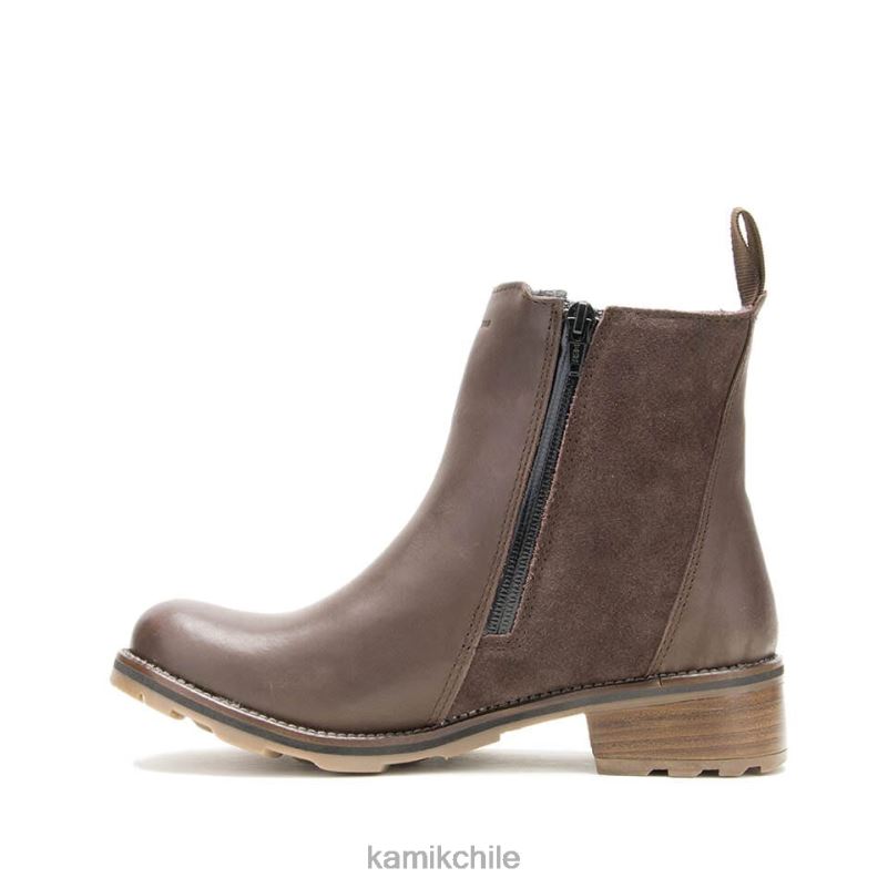 marron oscuro botas casuales RJT4Z69 Kamik mujer isabella lo