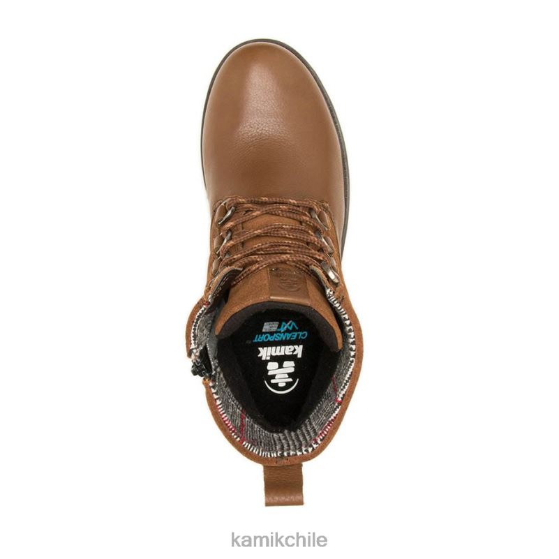 marron oscuro botas casuales RJT4Z74 Kamik mujer pícaro m