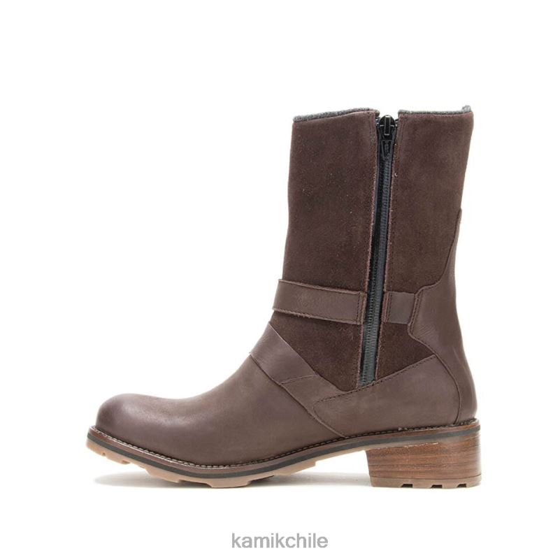 marron oscuro botas casuales RJT4Z77 Kamik mujer Isabela