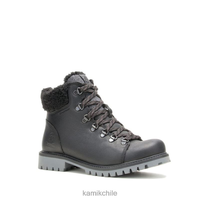 negro botas casuales RJT4Z120 Kamik mujer caminata rebelde 3