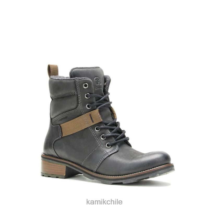 negro botas casuales RJT4Z65 Kamik mujer isabella m