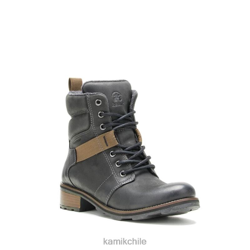 negro botas casuales RJT4Z65 Kamik mujer isabella m
