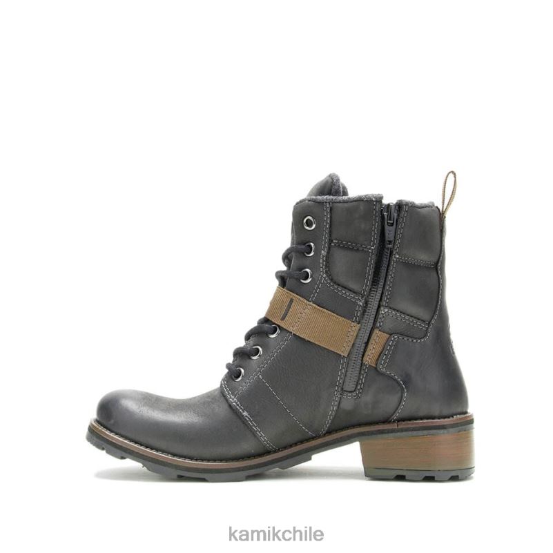 negro botas casuales RJT4Z65 Kamik mujer isabella m