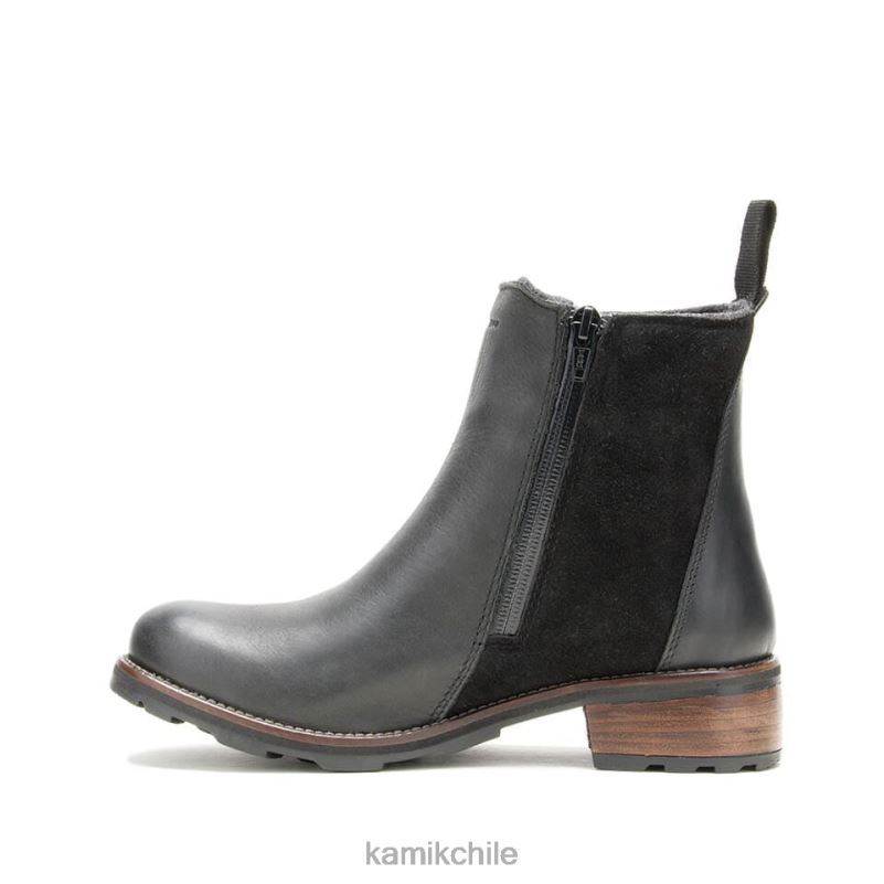 negro botas casuales RJT4Z68 Kamik mujer isabella lo