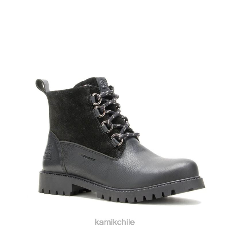 negro botas casuales RJT4Z71 Kamik mujer pícaro m
