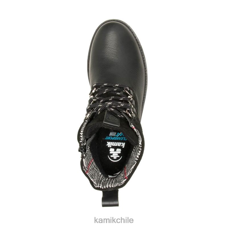 negro botas casuales RJT4Z71 Kamik mujer pícaro m