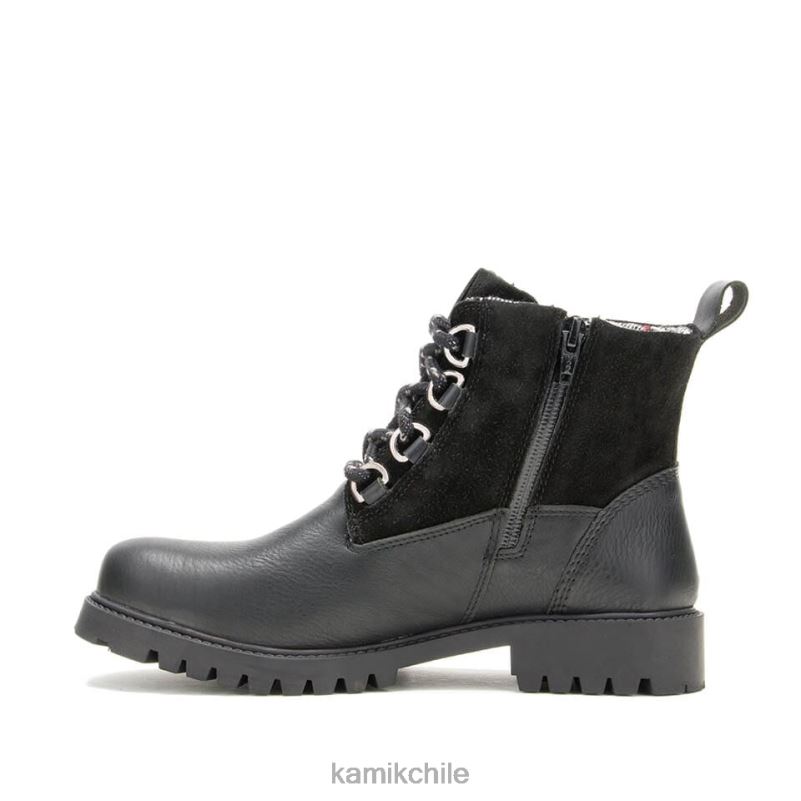 negro botas casuales RJT4Z71 Kamik mujer pícaro m