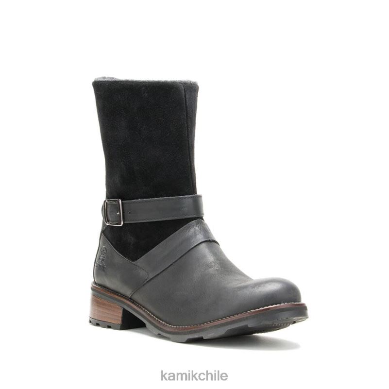 negro botas casuales RJT4Z76 Kamik mujer Isabela