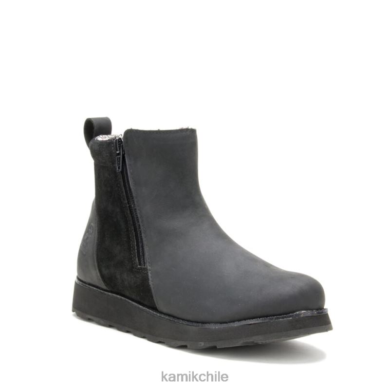 negro botas casuales RJT4Z82 Kamik mujer ariel c zip