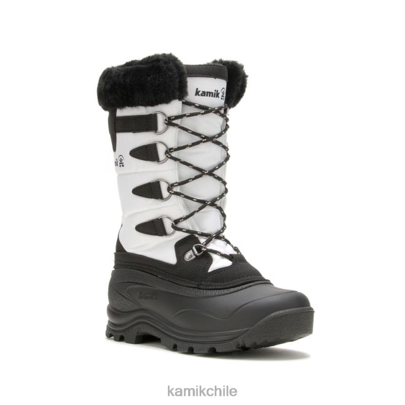 blanco botas de invierno RJT4Z157 Kamik mujer caparazón