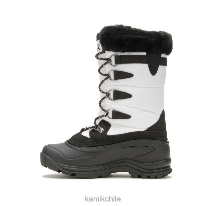 blanco botas de invierno RJT4Z157 Kamik mujer caparazón