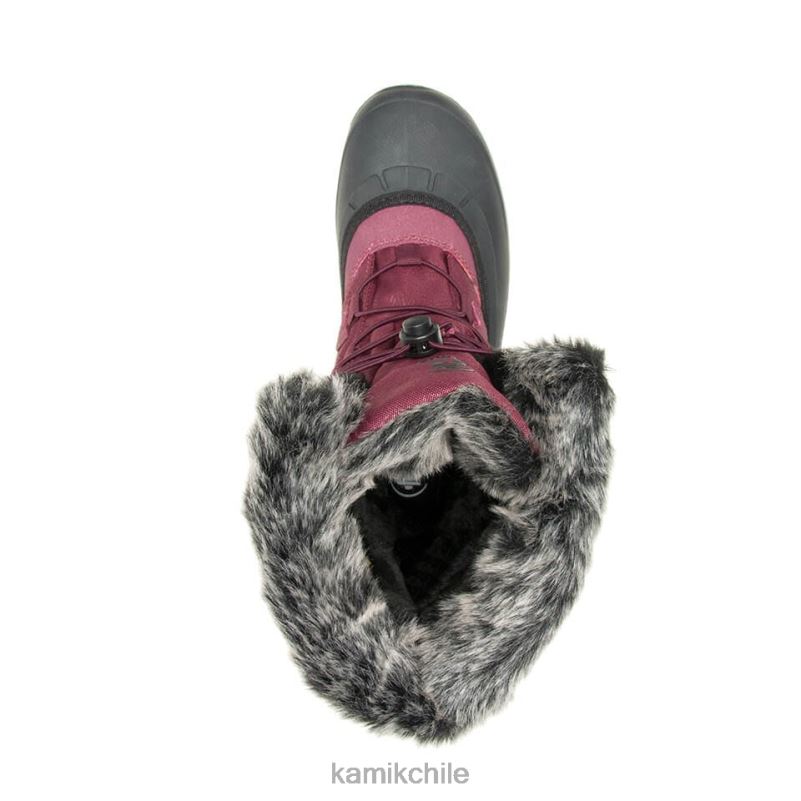 borgoña botas de invierno RJT4Z153 Kamik mujer impulso 3
