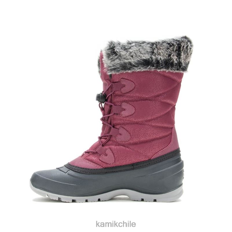 borgoña botas de invierno RJT4Z153 Kamik mujer impulso 3