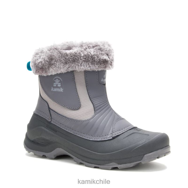 carbón botas de invierno RJT4Z123 Kamik mujer zip de islandia