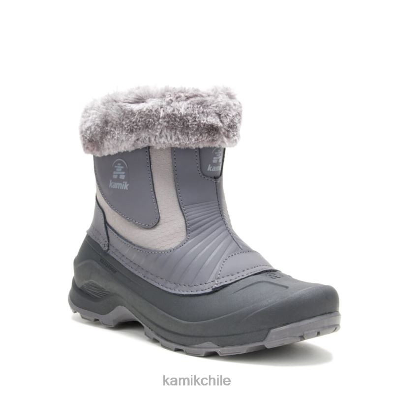 carbón botas de invierno RJT4Z123 Kamik mujer zip de islandia