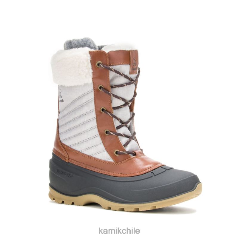 carbón botas de invierno RJT4Z129 Kamik mujer perla de nieve 2