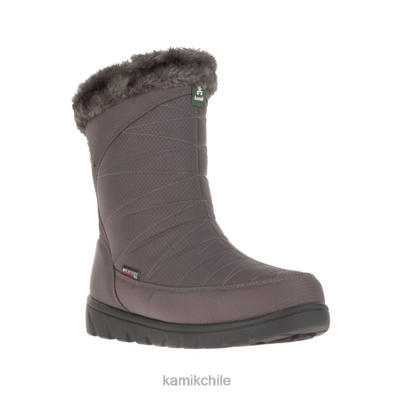 carbón botas de invierno RJT4Z163 Kamik mujer hannah zip w