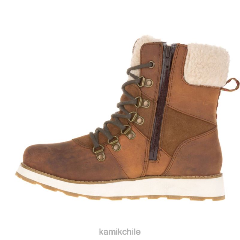 coñac botas de invierno RJT4Z111 Kamik mujer ariel