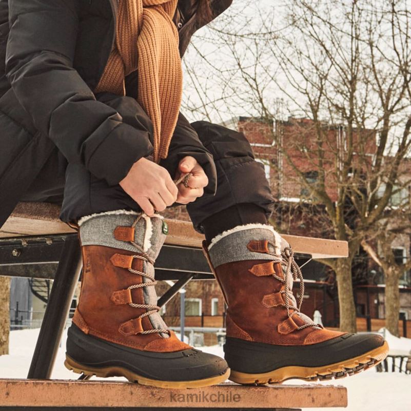 fósil botas de invierno RJT4Z161 Kamik mujer gema de nieve