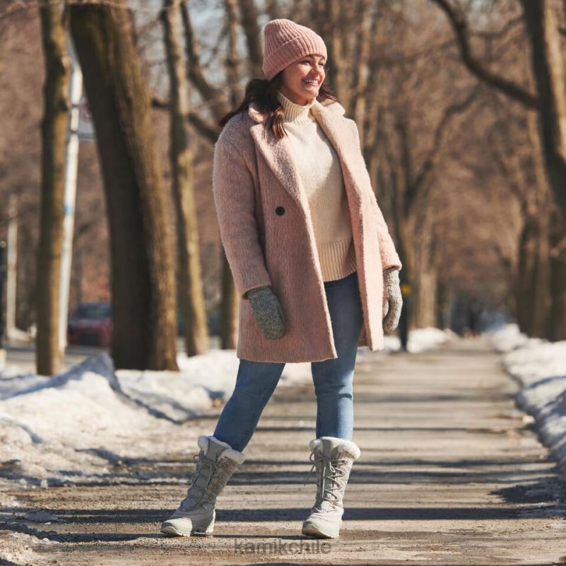 gris claro botas de invierno RJT4Z145 Kamik mujer valle de nieve 4