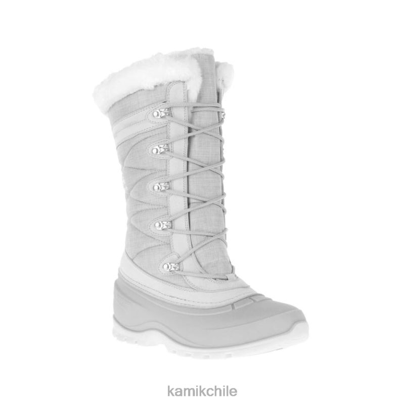 gris claro botas de invierno RJT4Z145 Kamik mujer valle de nieve 4