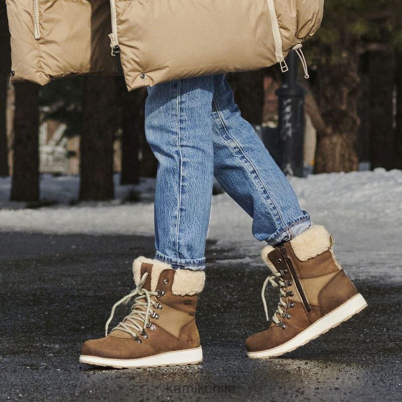 gris pardo botas de invierno RJT4Z113 Kamik mujer ariel