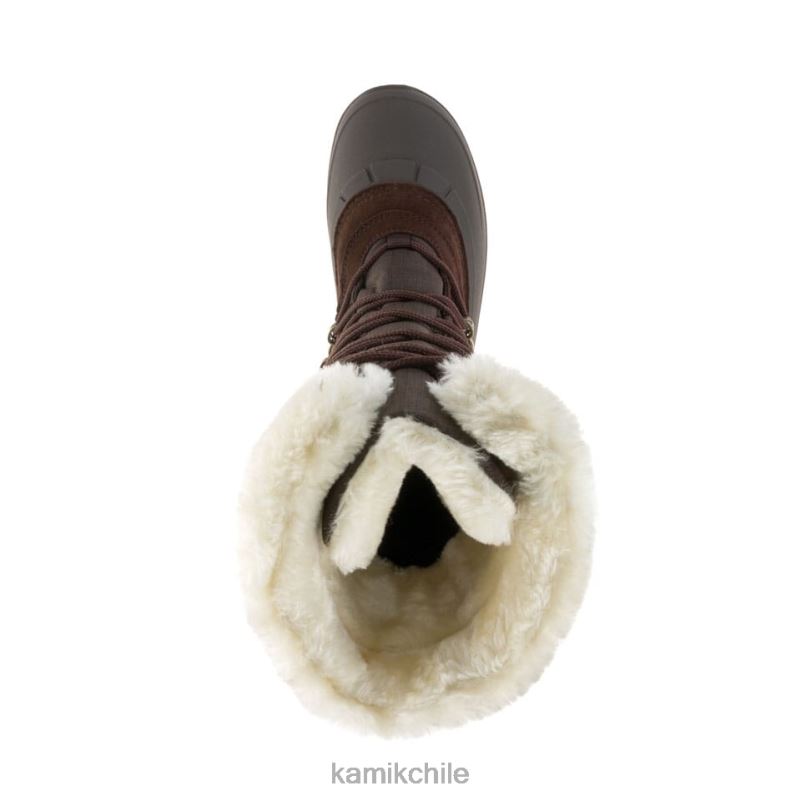 marron oscuro botas de invierno RJT4Z144 Kamik mujer valle de nieve 4