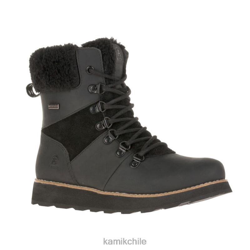 negro botas de invierno RJT4Z110 Kamik mujer ariel