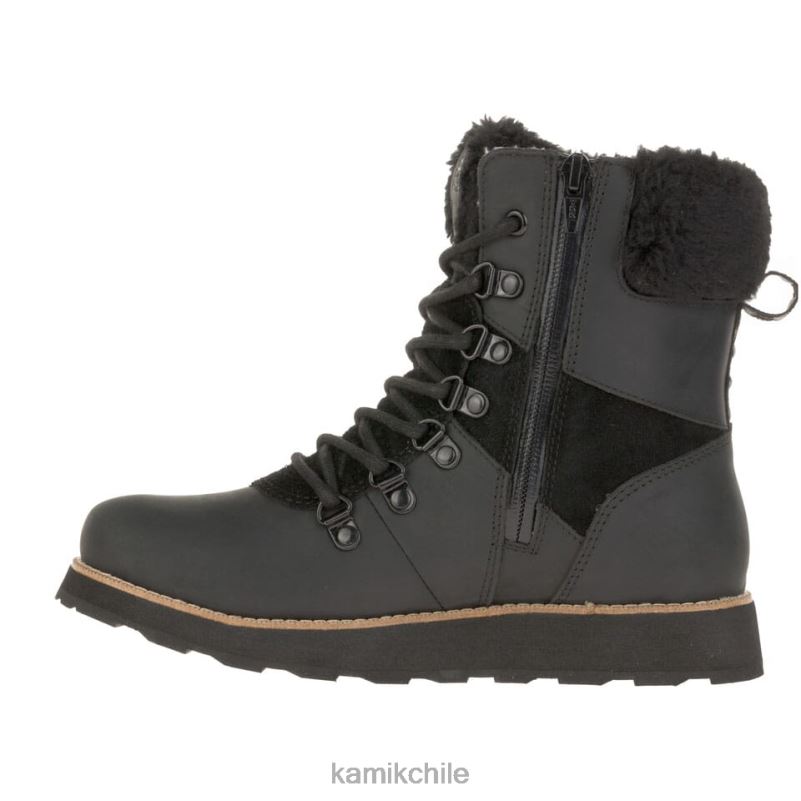 negro botas de invierno RJT4Z110 Kamik mujer ariel