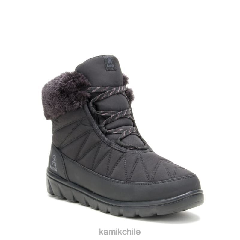 negro botas de invierno RJT4Z114 Kamik mujer hanna lo