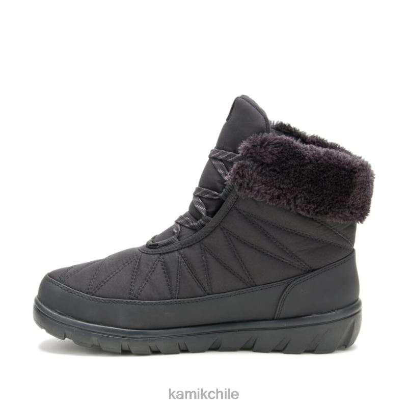 negro botas de invierno RJT4Z114 Kamik mujer hanna lo