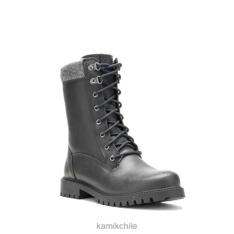 negro botas de invierno RJT4Z118 Kamik mujer pícaro 7