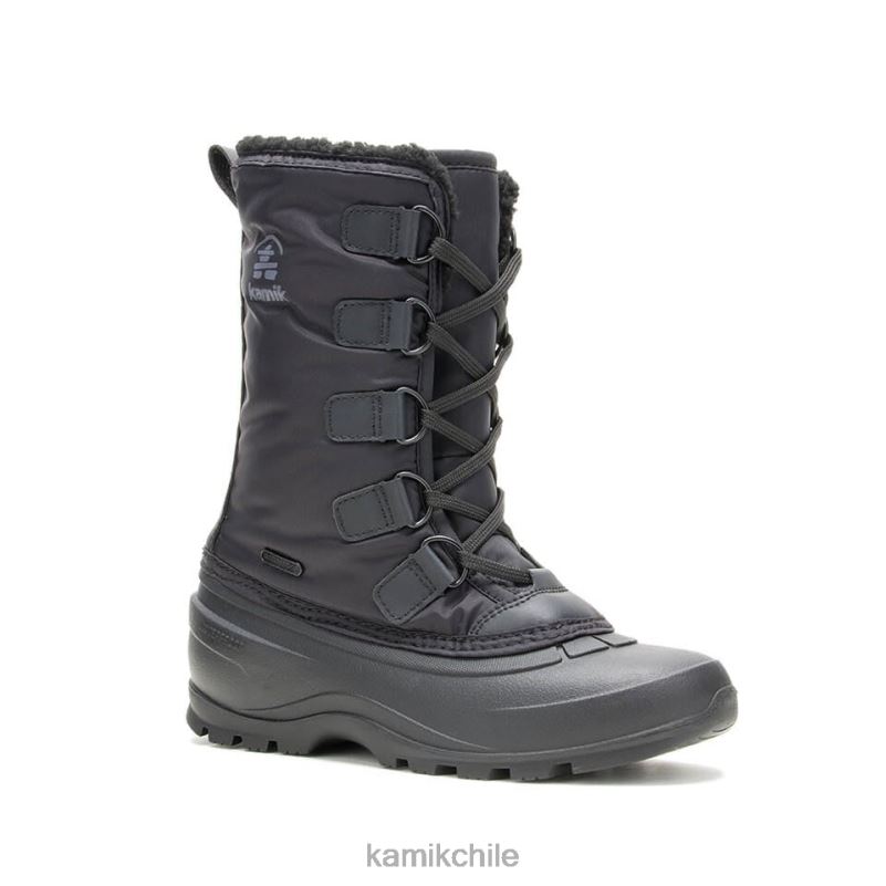 negro botas de invierno RJT4Z125 Kamik mujer billy