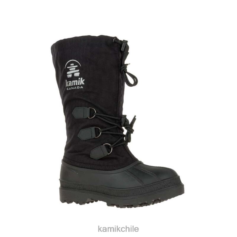 negro botas de invierno RJT4Z131 Kamik mujer canuck