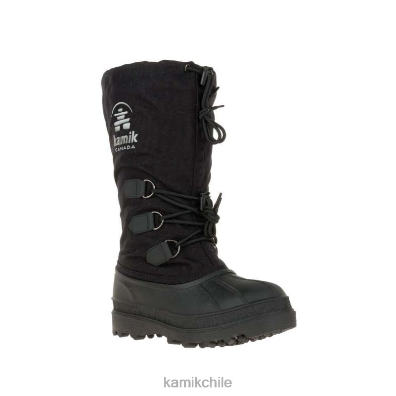 negro botas de invierno RJT4Z131 Kamik mujer canuck