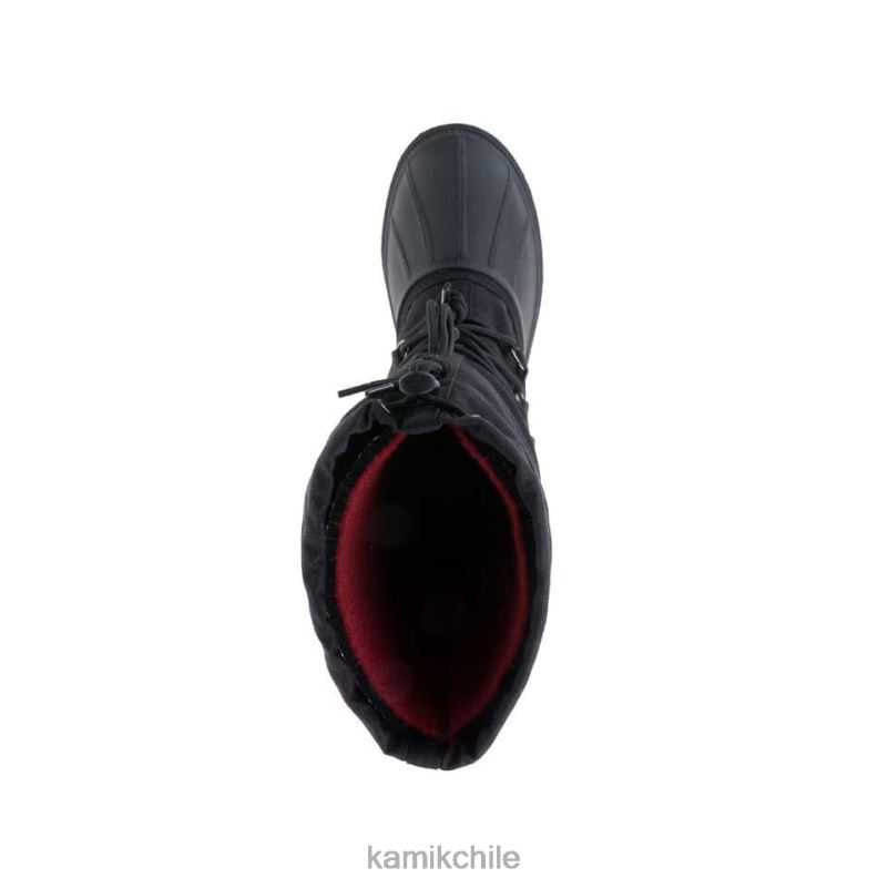 negro botas de invierno RJT4Z131 Kamik mujer canuck