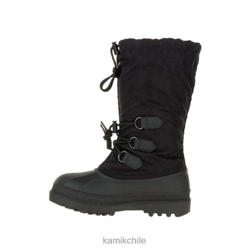 negro botas de invierno RJT4Z131 Kamik mujer canuck