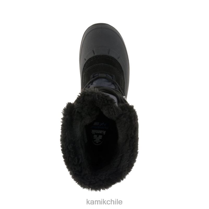 negro botas de invierno RJT4Z138 Kamik mujer valle de nieve 5
