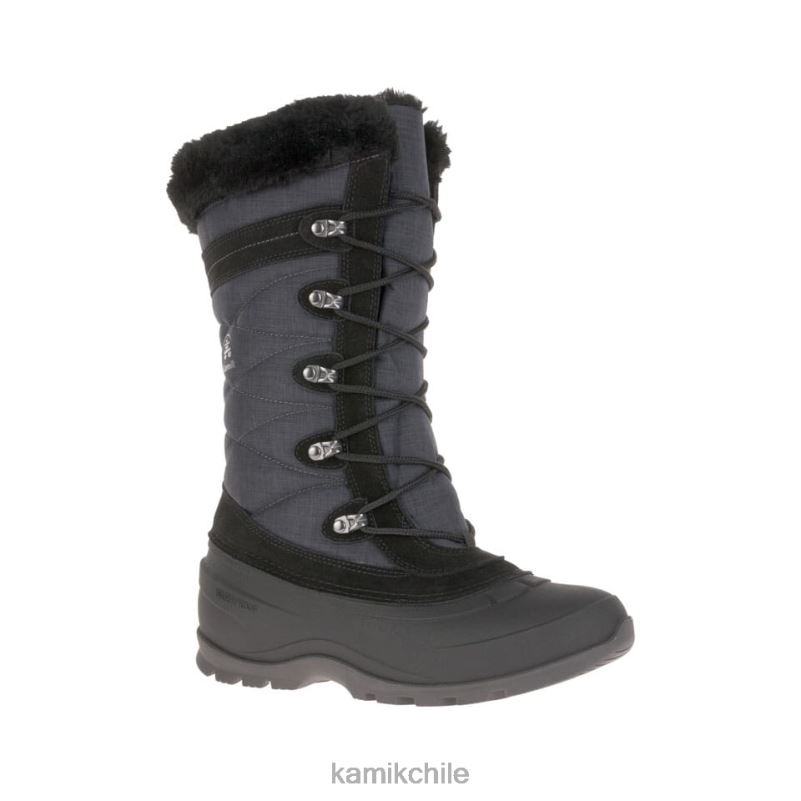 negro botas de invierno RJT4Z142 Kamik mujer valle de nieve 4