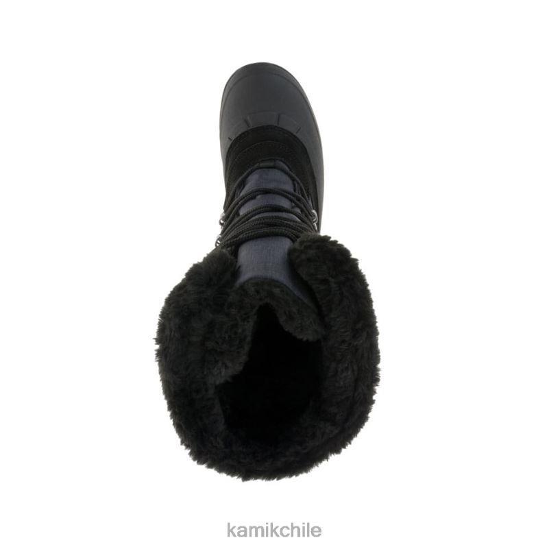 negro botas de invierno RJT4Z142 Kamik mujer valle de nieve 4
