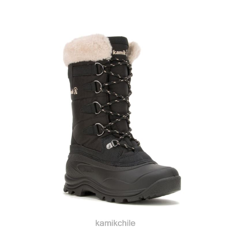 negro botas de invierno RJT4Z156 Kamik mujer caparazón