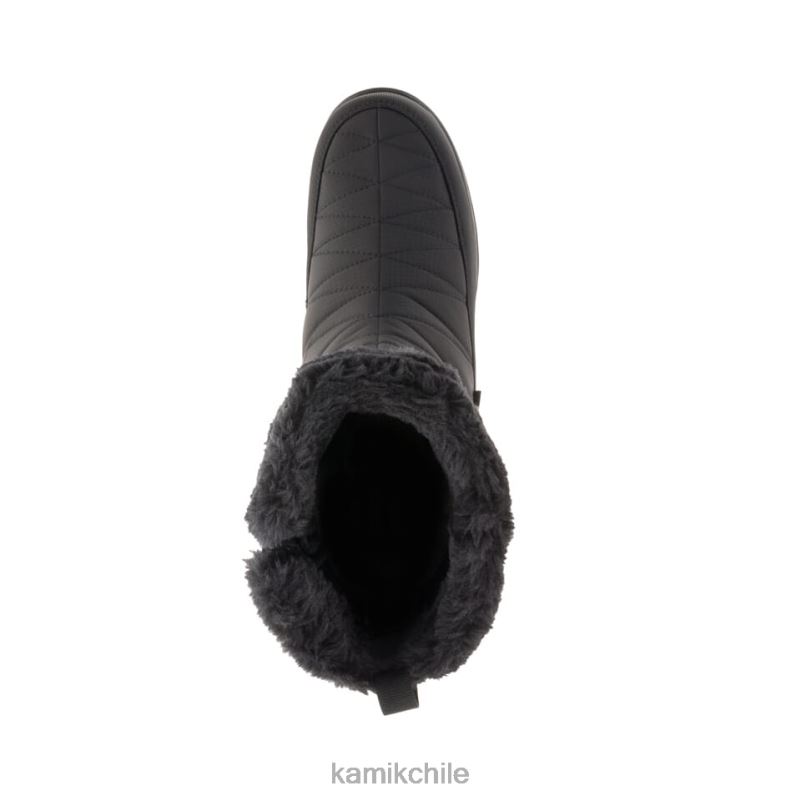 negro botas de invierno RJT4Z162 Kamik mujer hannah zip w