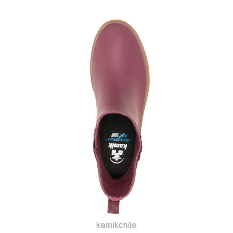 borgoña botas de lluvia RJT4Z18 Kamik mujer chloe lo
