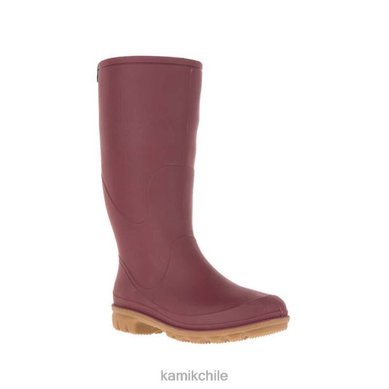 borgoña botas de lluvia RJT4Z36 Kamik mujer miranda