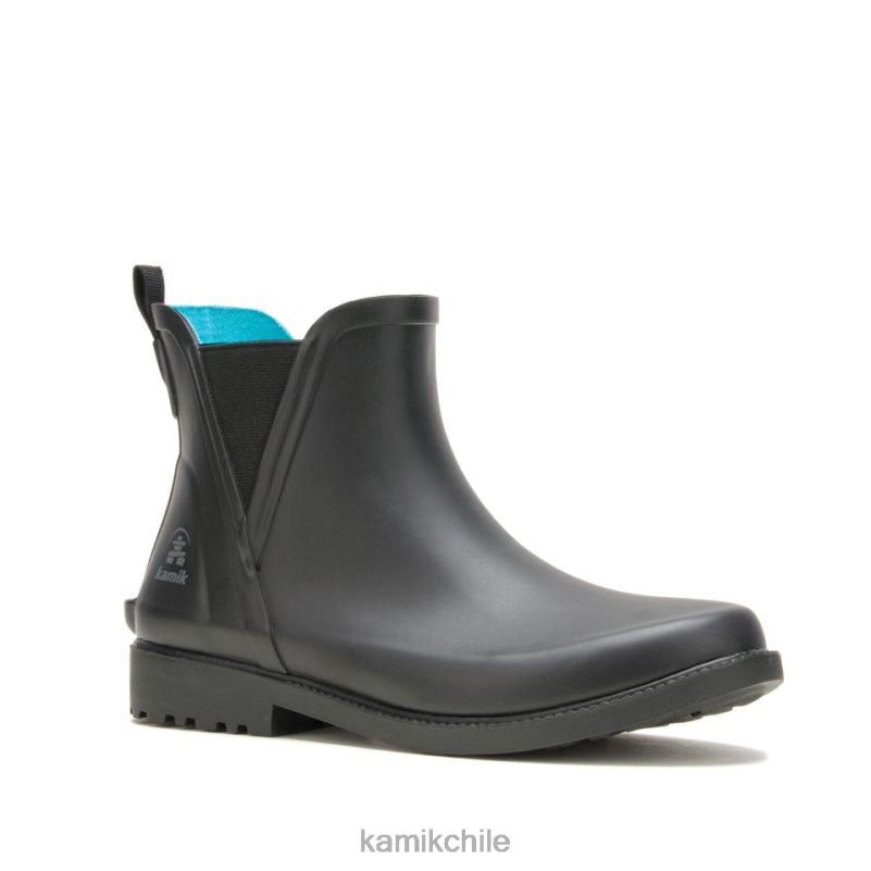negro botas de lluvia RJT4Z15 Kamik mujer chloe lo