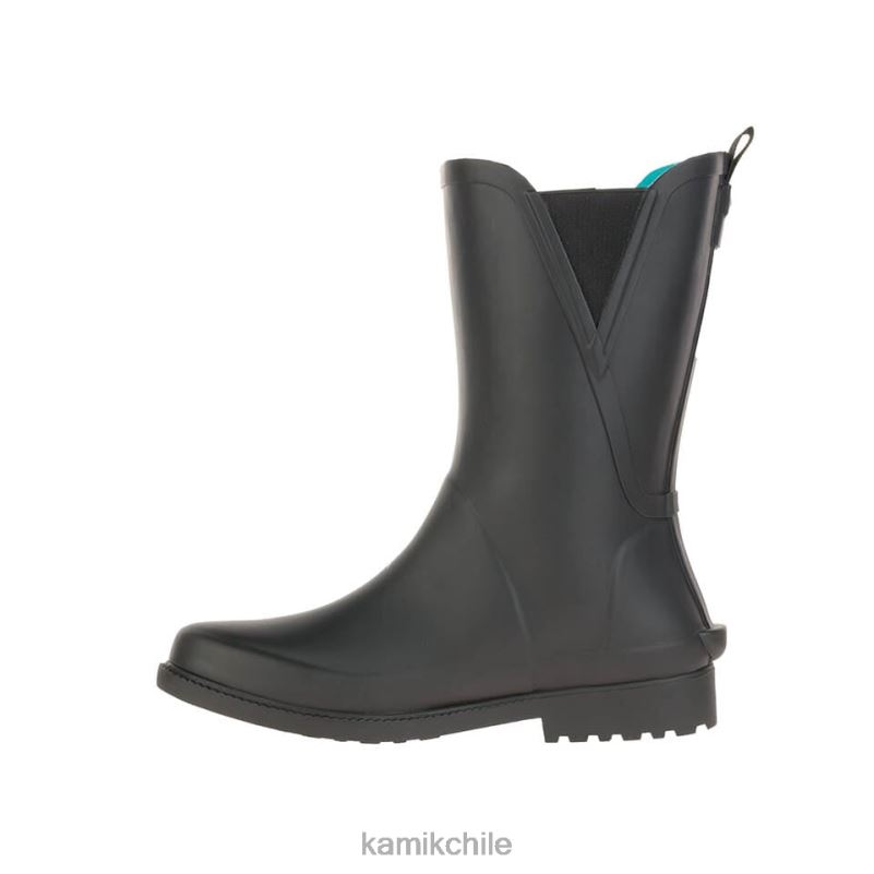 negro botas de lluvia RJT4Z25 Kamik mujer cloé