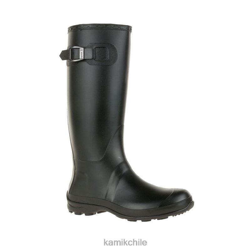 negro botas de lluvia RJT4Z39 Kamik mujer olivia